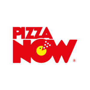 Logotipo da franquia Pizza Now, especializada em fast food de pizzas, disponível na Planet Franchise.