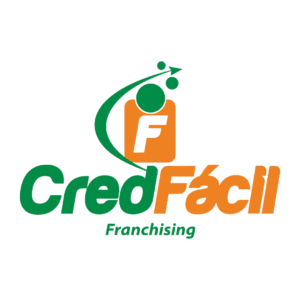 Logo da franquia Credfácil, especializada em empréstimo e crédito, disponível na Planet Franchise.