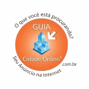 Logo da franquia Guia Cidade Online, plataforma de anúncios e busca local na internet.